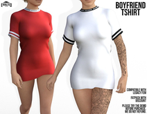 ExalteD - Boyfriend Tshirt {Legacy Fem} Black