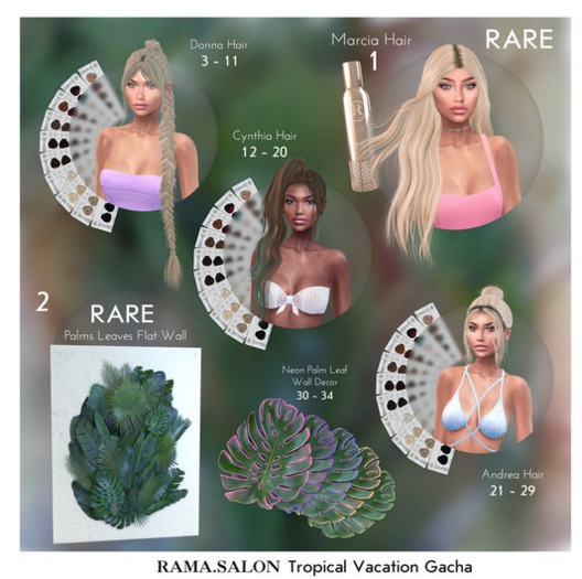 RAMA.SALON - Melanie Hair 'EXCLUSIVE' Rezz Me RARE