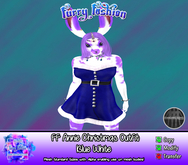 ~FF~ Annie Christmas Outfit BlueWhite