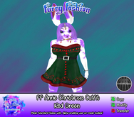 ~FF~ Annie Christmas Outfit BlueWhite