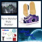 OCE - Purple Spiral Sneaker