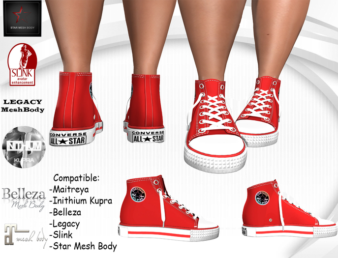 Chuck's Shoe Classic Red 