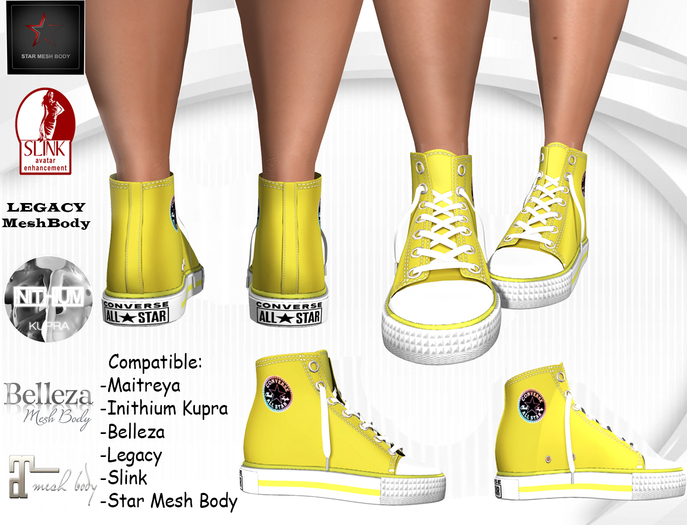 Chuck's Shoe Classic Yellow