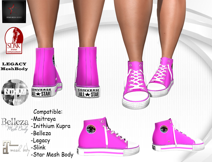 Chuck's Shoe Classic Pink