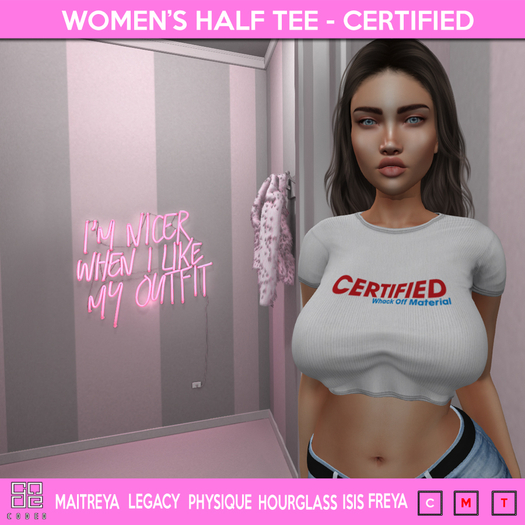 ..:: CODED ::.. Women's Half Tee (Certified)