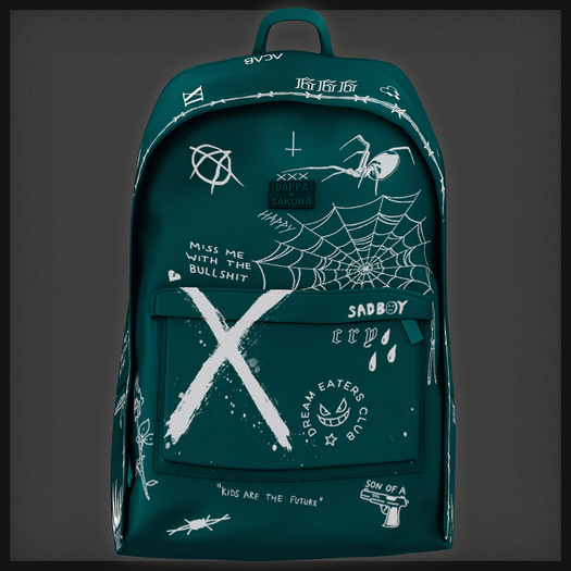 DAPPAxSakura - Backpack - Teal
