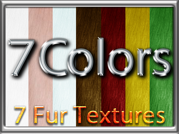 Zoy Texture [ Smooth Fur ] 7 Colors