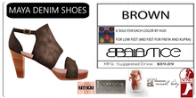 Baiastice_Maya Denim Shoes-Brown