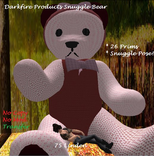 Darkfire Products Snuggle Bear