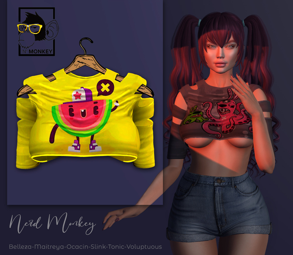 Watermelon top - Nerd Monkey