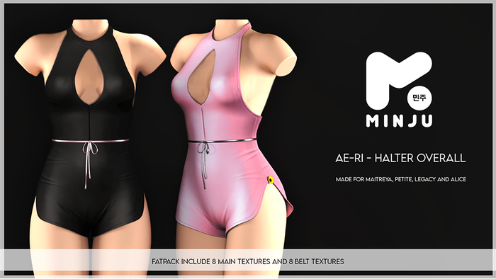 MINJU // Ae-Ri - Halter Overall Fatpack