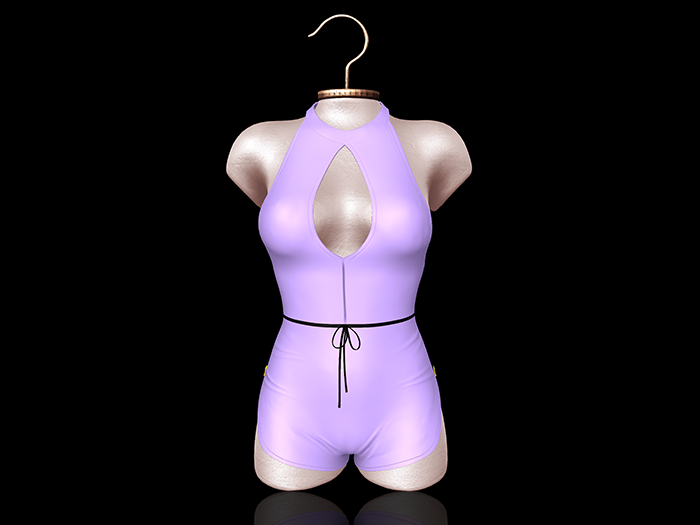MINJU // Ae-Ri - Halter Overall Violet