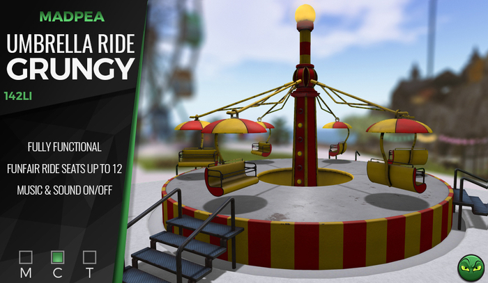 MadPea Umbrella Ride - Grungy