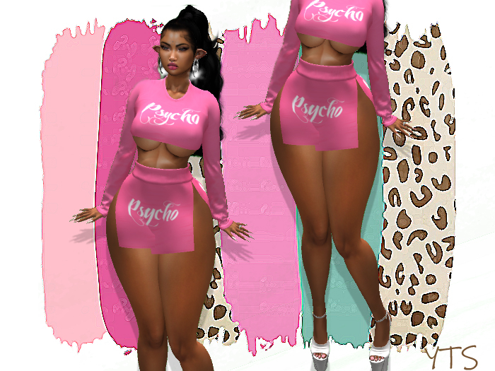 YTS-K.LOW PINK PSYCHO OUTFIT