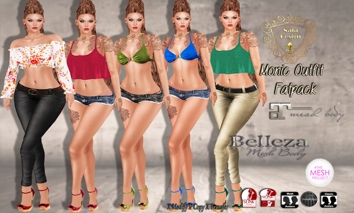 ND*Monic*-FATPACK-[Maitreya/TMP/Slink/Belleza]