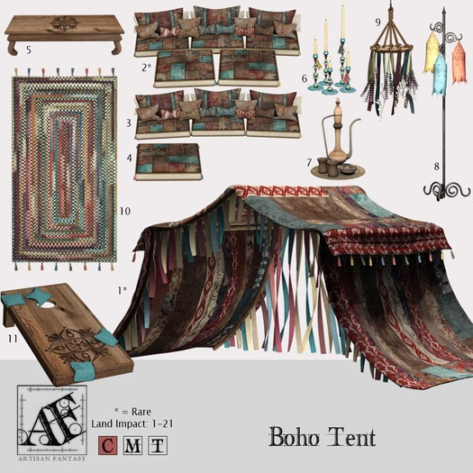 *AF* Boho 02 - Bed RARE