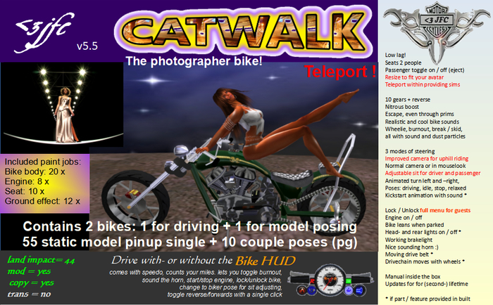 CATWALK (The Photographer Bike, Motorcycle, Chopper)