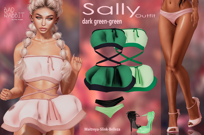 =Impulse= Sally Outfit dark green+green