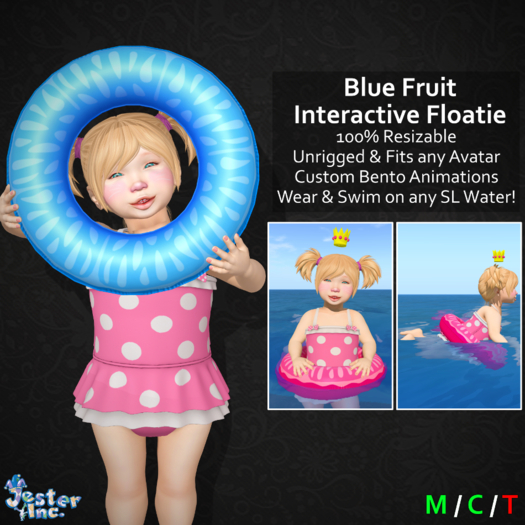 [Jester Inc.] Blue Fruit Floatie!