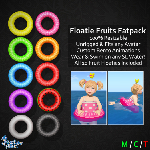 [Jester Inc.] Floatie Fruits Fatpack! 
