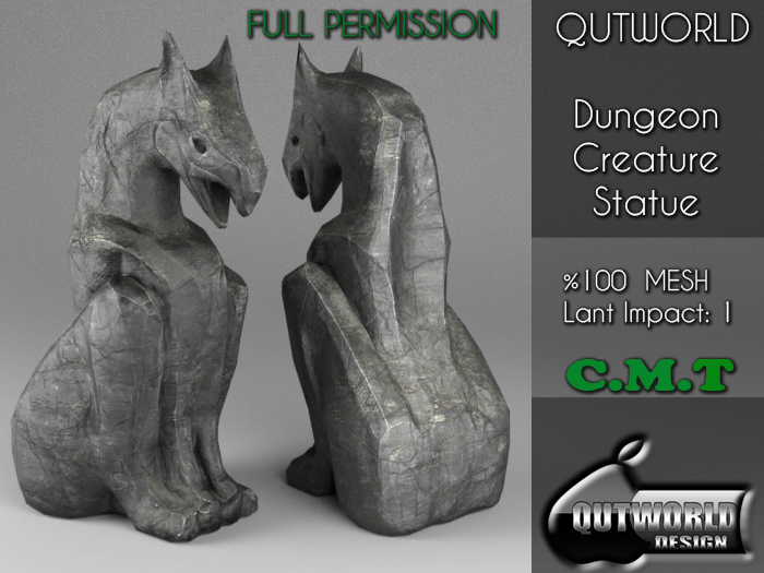.::QUTWORLD Dungeon Creature Statue::.FP 