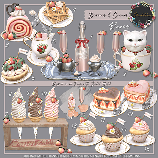 Dahlia - Berries & Cream - FATPACK - Copy / Modify Version