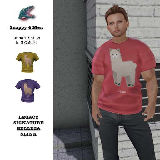 Snappy4Men \\ Lama T Shirt