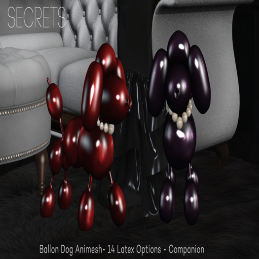 - Secrets - Baloon Dog Companion - Boxed - 11 - RARE -