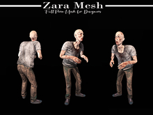 Zara Mesh - Halloween - Zombie Stand - FULL PERM MESH