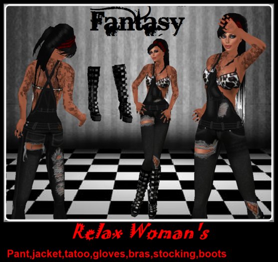 Relax Woman's:complete outfit includes