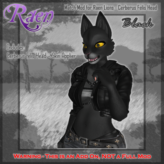 -Match Mod- Cerberus Felis - Lion (Black)