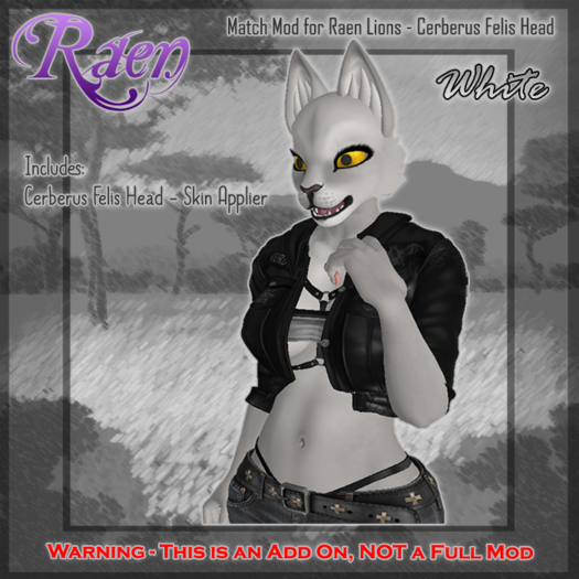 -Match Mod- Cerberus Felis - Lion (White)