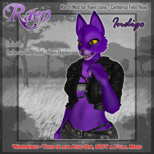 -Match Mod- Cerberus Felis - Lion (Indigo)