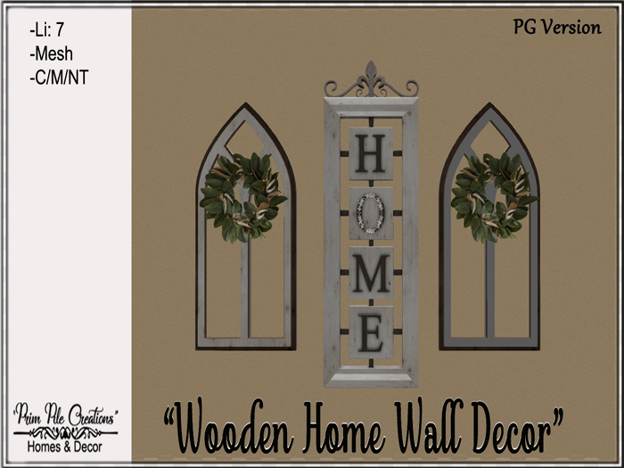 ~PPC~ Wooden Home Wall Decor