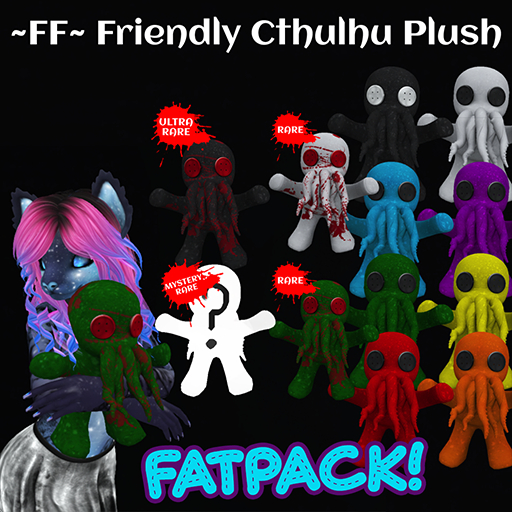 ~FF~ Friendly Cthulhu Plushie FATPACK