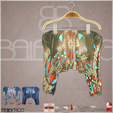 Baiastice_Maya Denim Blouse-Olive