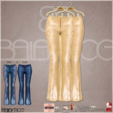 Baiastice_Maya Denim Pants-Straw