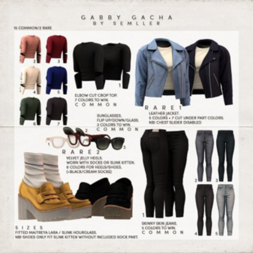 CROP TOP 4 [SEMLLER GABBY GACHA] Maitreya
