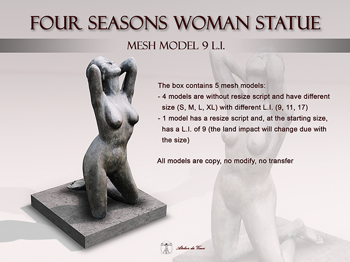 Four Seasons Woman Statue