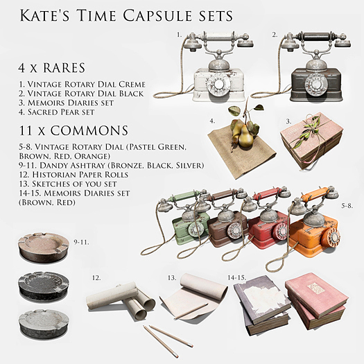 15. Nutmeg. Memoirs Diaries set 1