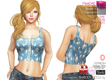 Dae, Obj, FBX, And Texture Files Floral Print Square Neck Crop Tank Top Bralet Slink, Maitreya, Belleza, Ocacin 