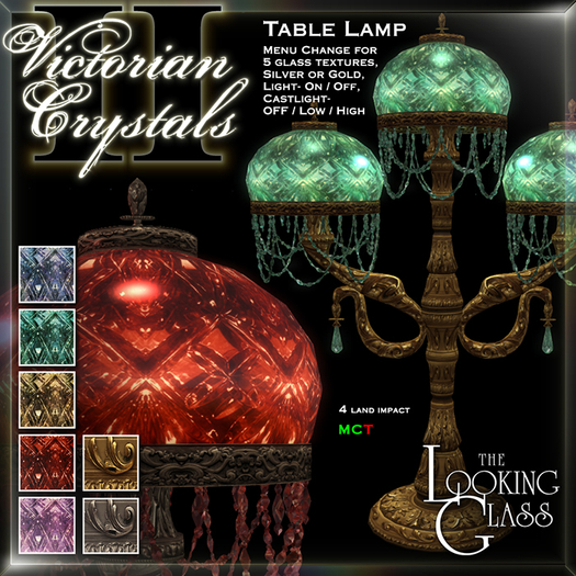 TLG - Victorian Crystals II -Table Lamp