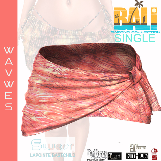 Sarong - Bali Sarong Wrap - WAVES
