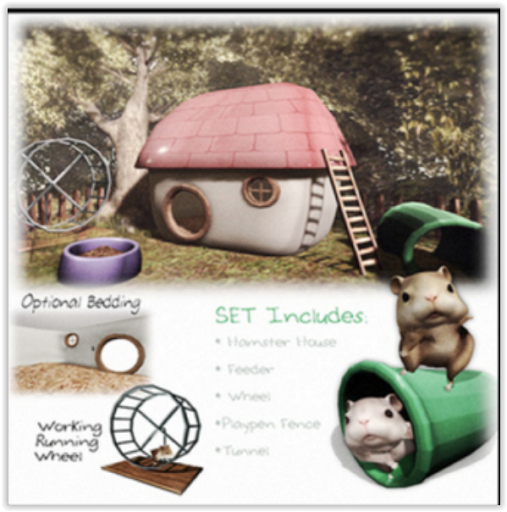 ::BB:: Hamster Accesories SET B RARE