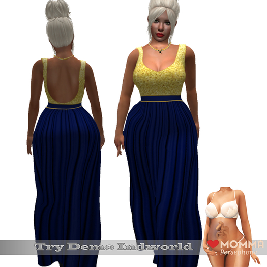 !!! Revna !!! Blue Anna Long Formal Dress LoveMomma