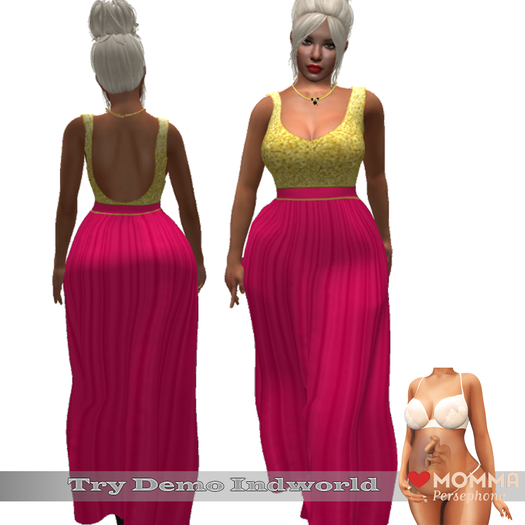 !!! Revna !!! Pink Anna Long Formal Dress LoveMomma