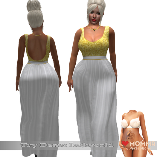 !!! Revna !!! White Anna Long Formal Dress LoveMomma