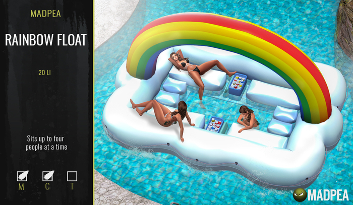 MadPea Rainbow Float