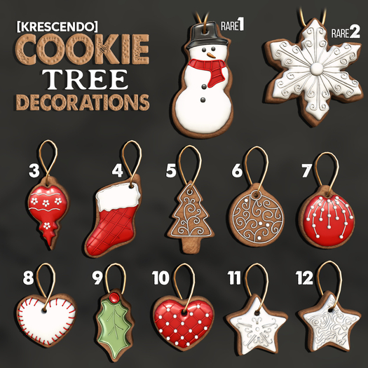[Kres] Cookie Tree Decorations - Fatpack