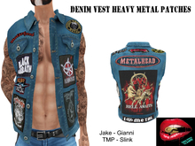 DENIM VEST HEAVY METAL PATCHES ( Demo) update